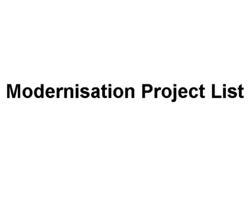 Modernisation project list