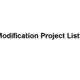 Modification project list